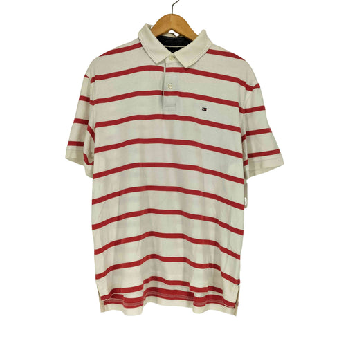 トミーヒルフィガー TOMMY HILFIGER ボーダー柄ポロシャツ メンズ JPN:L