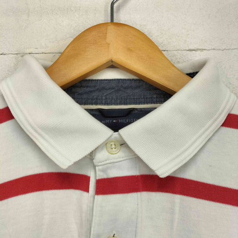 トミーヒルフィガー TOMMY HILFIGER ボーダー柄ポロシャツ メンズ JPN:L
