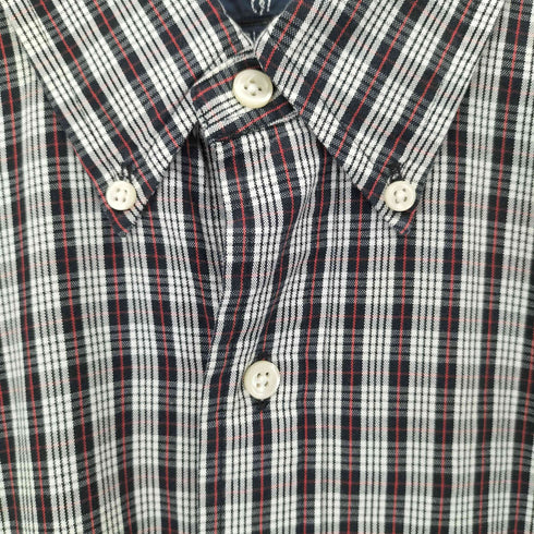 ラルフローレン RALPH LAUREN 90S BLAKE ポニー刺繍S/S BDチェックシャツ メンズ import:XL