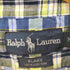 ラルフローレン RALPH LAUREN 90S BLAKE ポニー刺繍S/S BDチェックシャツ メンズ import:M