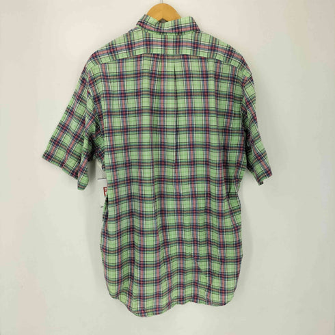 ラルフローレン RALPH LAUREN 90S BLAKE ポニー刺繍S/S BDチェックシャツ メンズ import:L