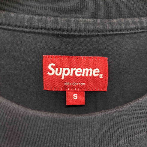 シュプリーム Supreme SMALL BOX LOGO L/S TEE スモールボックスロゴ クルーネック長袖Tシャツ カットソー メンズ JPN:S
