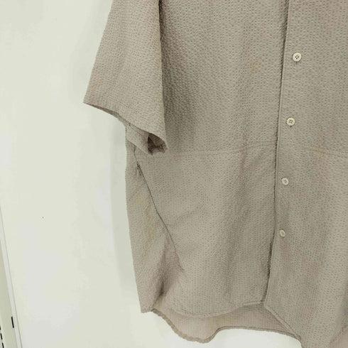 ジャーナルスタンダードレリューム JOURNAL STANDARD relume 21SS サイドポケット シアサッカー S/S シャツ メンズ JPN:M