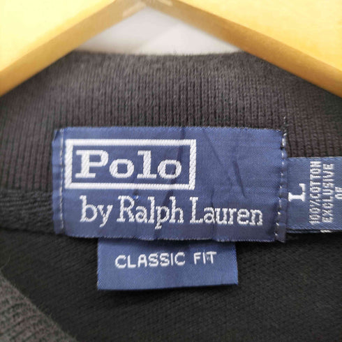 ポロバイラルフローレン Polo by RALPH LAUREN ビックポニー 鹿の子ポロシャツ メンズ import:L