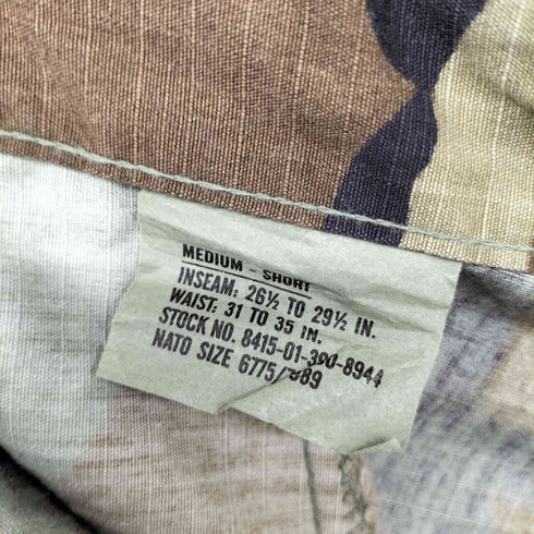 ユーエスアーミー U.S. ARMY 00S ウッドランドカモ カーゴパンツ メンズ MEDIUM-SHORT