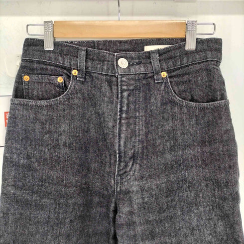 マウジー moussy PLAIN JEANS BLK STRAIGHT レディース 27