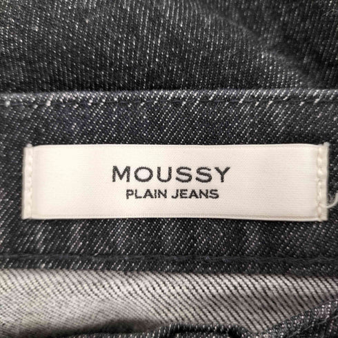 マウジー moussy PLAIN JEANS BLK STRAIGHT レディース 27