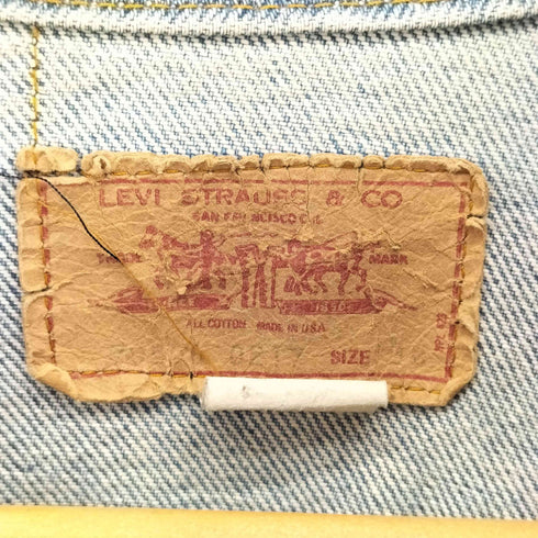 リーバイス Levis 80S 70506-0217 527刻印 デニムトラッカージャケット メンズ US:38