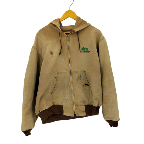 カーハート Carhartt 90S 企業ロゴ刺繍 ダック アクティブパーカー メンズ