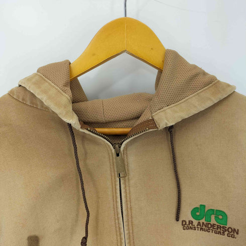 カーハート Carhartt 90S 企業ロゴ刺繍 ダック アクティブパーカー メンズ
