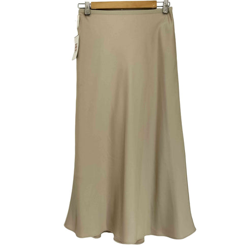 ユニクロ UNIQLO サテンスカート ペチコート付き レディース JPN:M