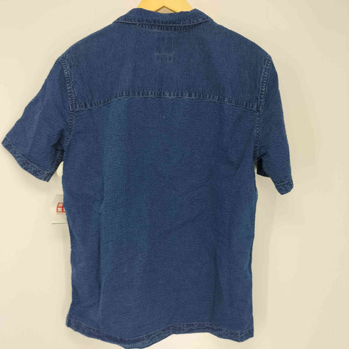 ギャップ Gap STANDARD FIT S/S SEERSUCKER SHIRT オープンカラー シアサッカー シャツ メンズ import:XS