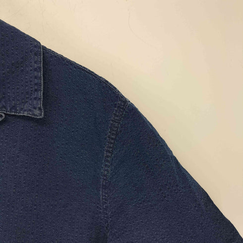 ギャップ Gap STANDARD FIT S/S SEERSUCKER SHIRT オープンカラー シアサッカー シャツ メンズ import:XS