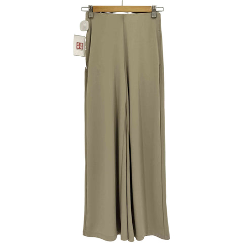 ユニクロ UNIQLO クレープジャージーストレートパンツ レディース JPN:S
