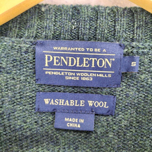 ペンドルトン PENDLETON WASHABLE シェットランドウール クルーネックニット メンズ import:S