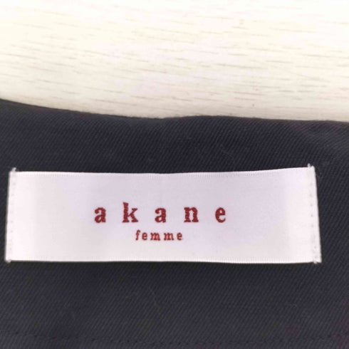 akane femme バックデザインロングジレ レディース