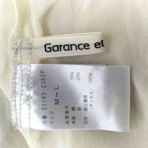 Garance et VioLette リネン混 S/Sフードチュニック レディース M~L