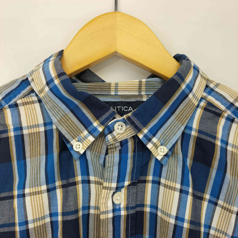 ノーティカ NAUTICA ボックスシルエット チェックBDシャツ メンズ import:L