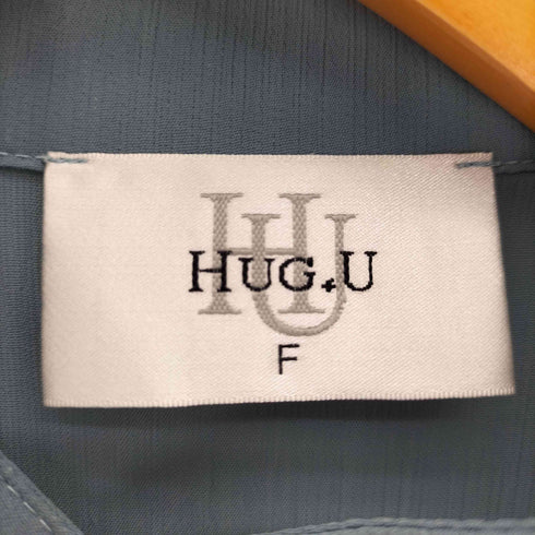 HUG.U シアー シャツ ロング シャツ ワンピース レディース FREE