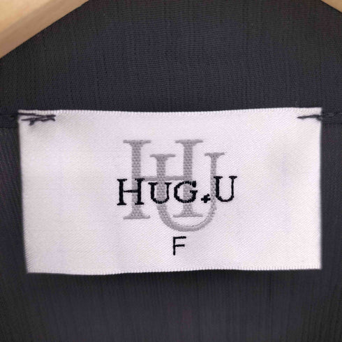 HUG.U シアー シャツ ロング シャツ ワンピース レディース FREE
