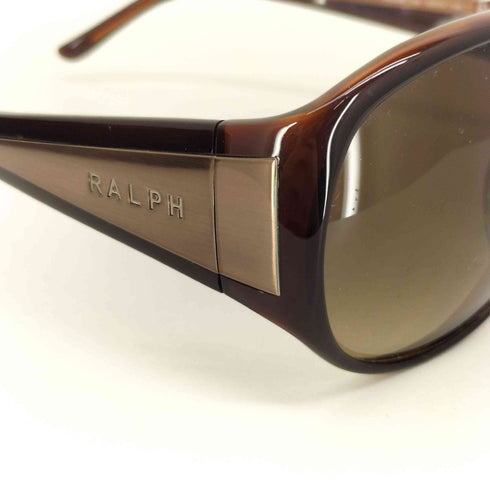ラルフローレン RALPH LAUREN ロゴ 刻印 オーバルサングラス レディース 63□14