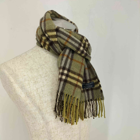 バーバリーロンドン BURBERRY LONDON 英国製 CASHMERE カシミヤ100% チェックストール レディース