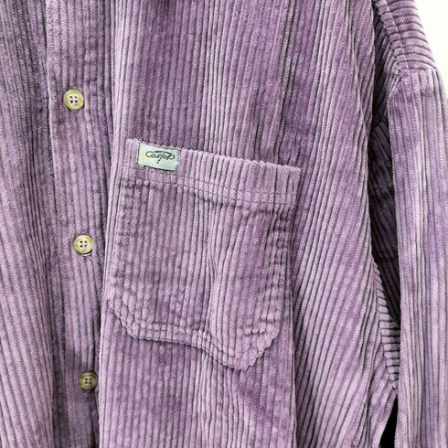キャルトップ CALTOP USA製 Wide Corduroy L/S Shirt 製品染 太畝 コーデュロイ シャツ メンズ import:M