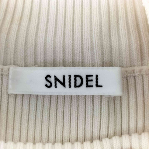 スナイデル snidel Sustainaニットドッキングワンピ レディース 0
