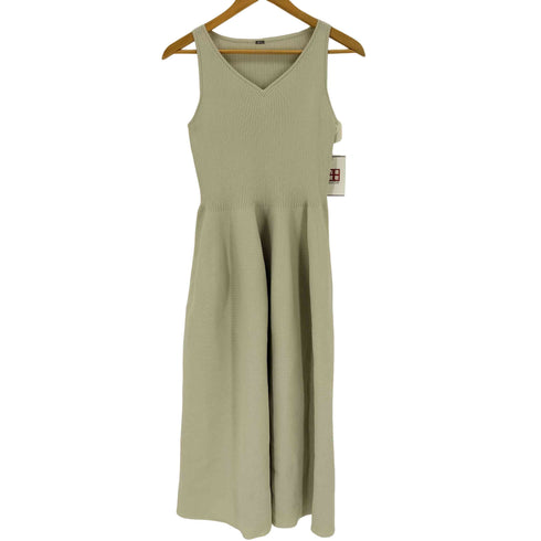 ミラオーウェン Mila Owen 24SS ノースリーブリブニットワンピース レディース JPN:0