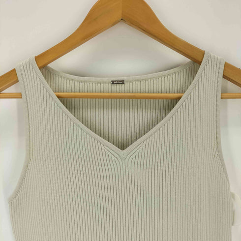 ミラオーウェン Mila Owen 24SS ノースリーブリブニットワンピース レディース JPN:0