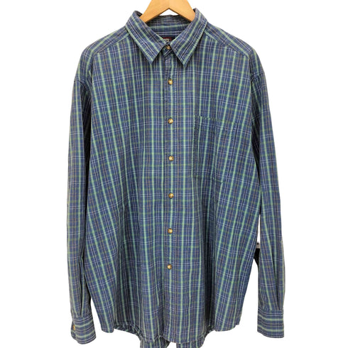 フェイデッドグローリー FADED GLORY チェック レギュラーカラー L/S シャツ メンズ import:L