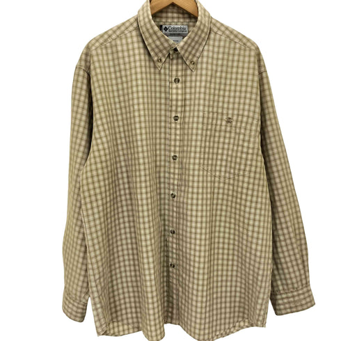 コロンビア Columbia GRT スモール オンブレチェック ボタンダウン L/S シャツ メンズ import:L