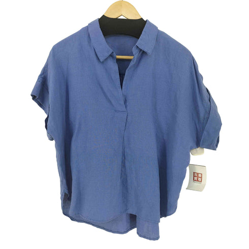 Human 2nd Occasion リネン スキッパーブラウス レディース JPN:M