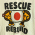 アベイシングエイプ A BATHING APE Rescue Rebuild プリント マイロチャリティーTシャツ レディース import:S