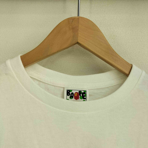 アベイシングエイプ A BATHING APE Rescue Rebuild プリント マイロチャリティーTシャツ レディース import:S