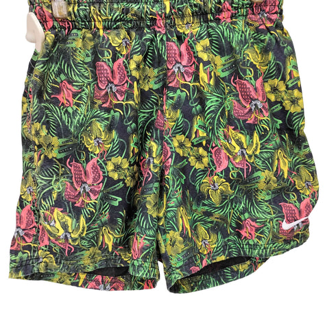 ナイキ NIKE Floral Short 裏地 メッシュ 総柄 ショートパンツ レディース M
