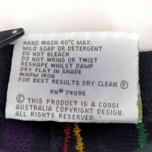 クージー COOGI オーストラリア製 3Dニット クルーネック メンズ import:S