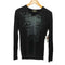 ニーキューイチニーキューゴーオム 291295=HOMME Vネック グラフィック ニット プルオーバー メンズ JPN:44
