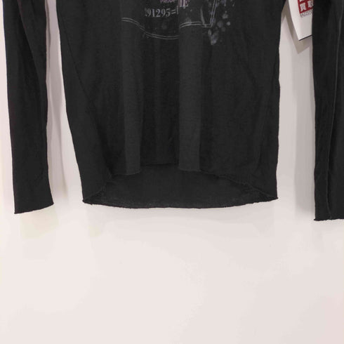 ニーキューイチニーキューゴーオム 291295=HOMME Vネック グラフィック ニット プルオーバー メンズ JPN:44
