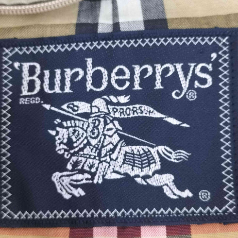 バーバリーズ BURBERRYS 裏地ノバチェック 比翼ステンカラーコート メンズ 90