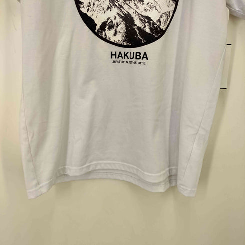ザノースフェイス THE NORTH FACE HAKUBA LOGO TEE 白馬 ロゴ プリント S/S クルーネック Tシャツ メンズ import:L