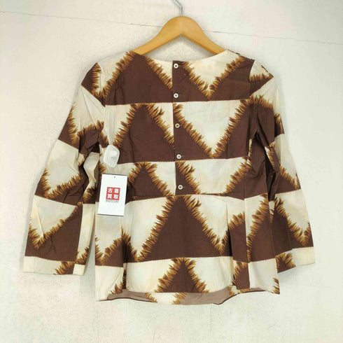 マルニ MARNI 総柄スクエアブラウス レディース