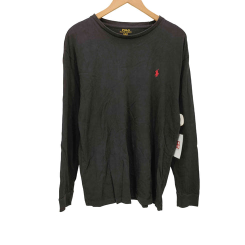ポロラルフローレン POLO RALPH LAUREN ポニー 刺繍 L/S クルーネック Tシャツ メンズ import:S
