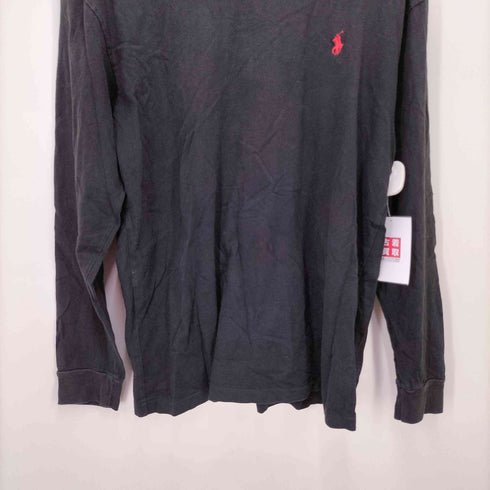 ポロラルフローレン POLO RALPH LAUREN ポニー 刺繍 L/S クルーネック Tシャツ メンズ import:S