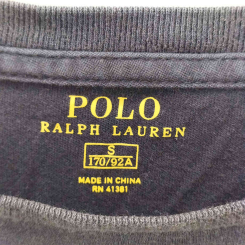 ポロラルフローレン POLO RALPH LAUREN ポニー 刺繍 L/S クルーネック Tシャツ メンズ import:S