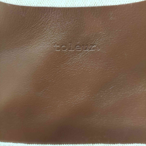 toleur トーラ レザー ポケット コットン キャンバス ショルダーバッグ レディース