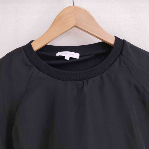 グローバルワーク GLOBAL WORK シフォンドッキング シースルーTシャツ レディース JPN:M