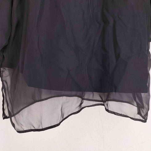 グローバルワーク GLOBAL WORK シフォンドッキング シースルーTシャツ レディース JPN:M