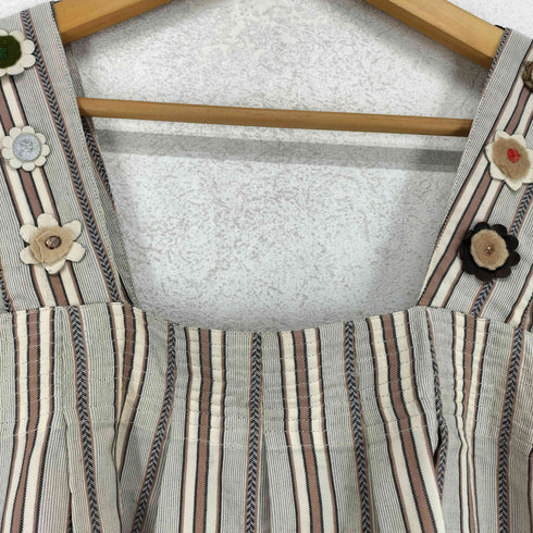 マルニ MARNI 花モチーフ ストライプビスチェ レディース 42