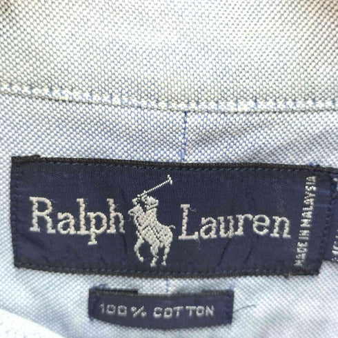 ラルフローレン RALPH LAUREN ポニー 刺繍 オックスフォード L/S シャツ メンズ 15 1/2-32